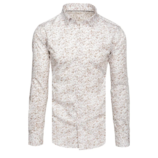 Vīriešu balts krekls Klark DX2636