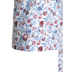 Vīriešu balts krekls ar īsām piedurknēm Toby