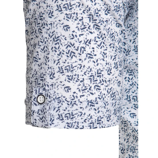 Vīriešu balts krekls ar īsām piedurknēm Tim KX1072