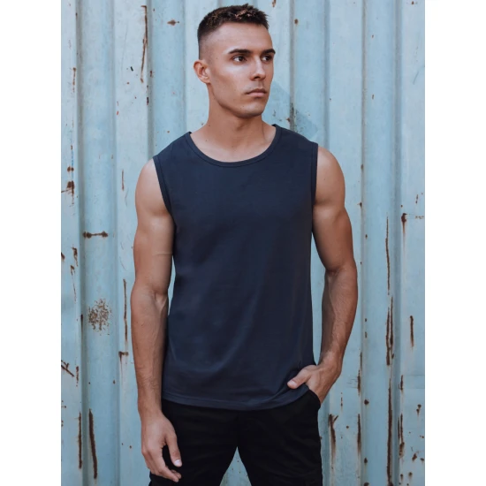 Vīriešu tumši zils T-krekls Lock RX5622