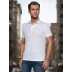 Vīriešu balts polo krekliņš ar logo Emblēma PX0627