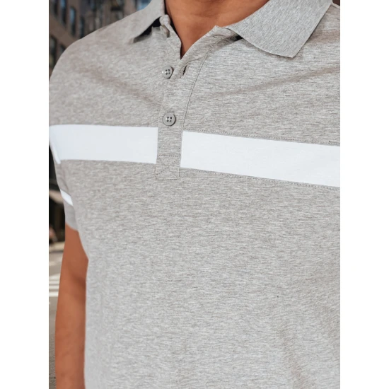Vīriešu pelēks polo krekliņš Lima PX0629