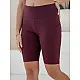 Damskie bordowe szorty sportowe Sport SY0422