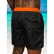 Vīriešu šorti melni/oranža Renald JS/17K561/6