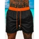 Vīriešu šorti melni/oranža Renald JS/17K561/6