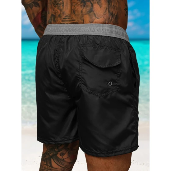 Vīriešu šorti melni/pelēki Renald JS/17K561/3