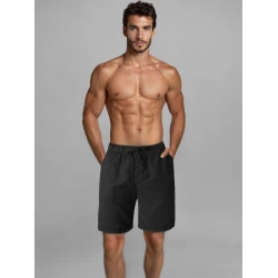 Vīriešu melni šorti Akel