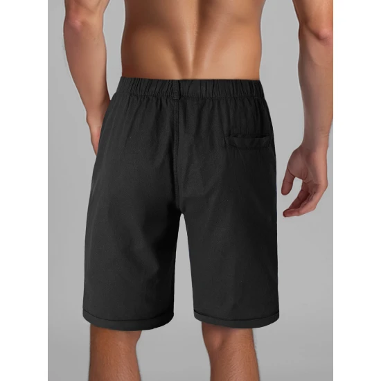 Vīriešu melni šorti Akel TMK/DC809/1