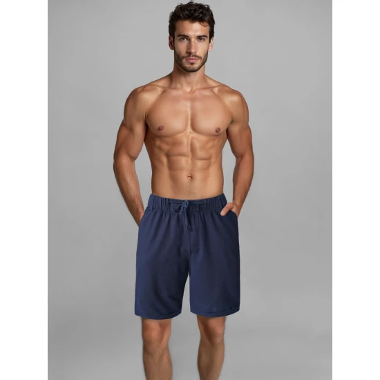 Vīriešu tumši zili šorti Akel TMK/DC809/3