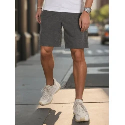 Vīriešu tumši pelēkie šorti Light