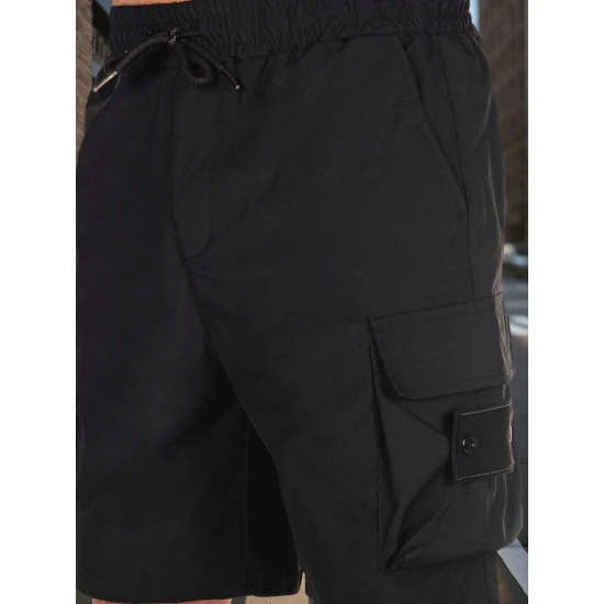 Vīriešu melni šorti Stone SX2503