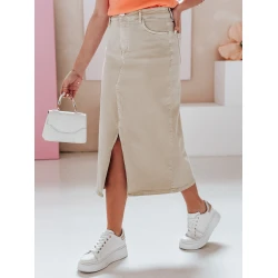 Sieviešu brūns džinsa svārki Tell