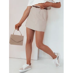 Sieviešu bēšs mini svārki Daniz