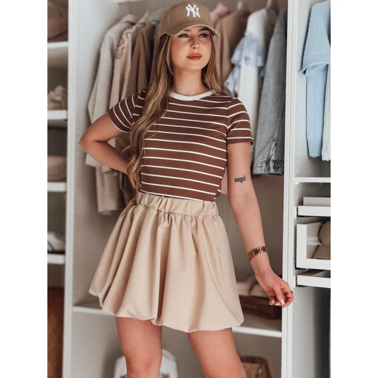 Sieviešu brūni svārki Puffella CY0503