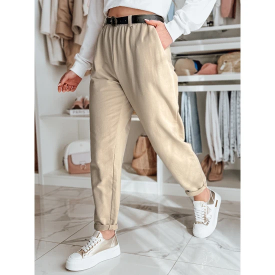 Sieviešu brūnas bikses ar jostu Taizeme UY2549