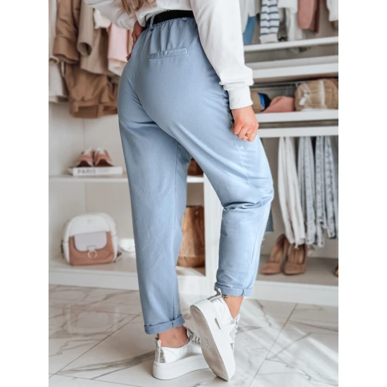 Sieviešu zilas bikses ar jostu Taizeme UY2550