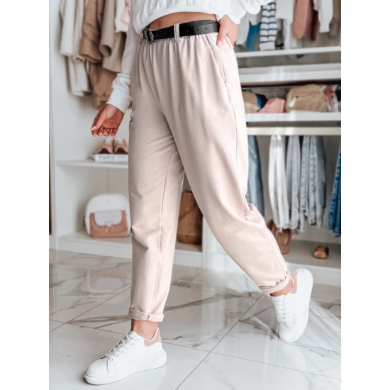 Sieviešu rozā bikses ar jostu Taizeme UY2551