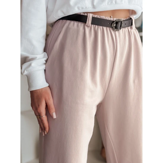 Sieviešu rozā bikses ar jostu Taizeme UY2551