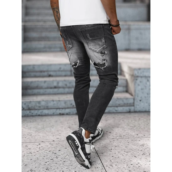 Vīriešu melni džinsi Monte NB/MP0152N