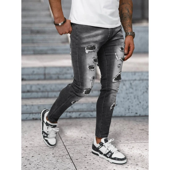 Vīriešu melni džinsi Monte NB/MP0152N