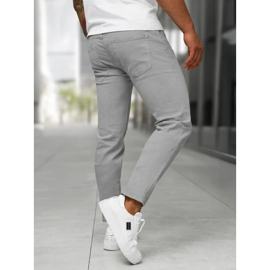 Vīriešu pelēkie džinsi Novak BL/JK881