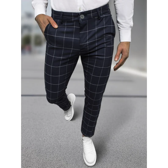 Vīriešu tumši zilas bikses Alton DJ/5505