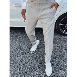 Elegantas vīriešu bikses gaiši pelēkā krāsā Rad