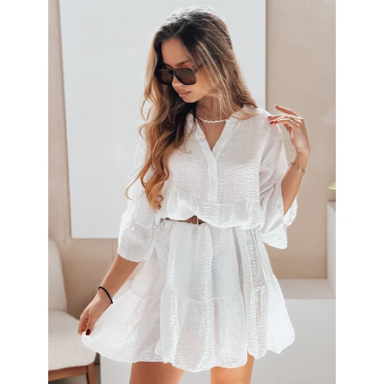 Sieviešu balta vasaras kleita Lyvonne EY2613