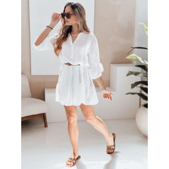 Sieviešu balta vasaras kleita Lyvonne EY2613