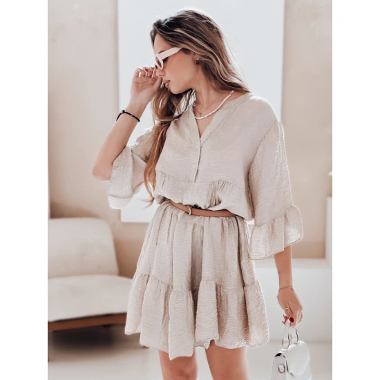 Sieviešu brūna vasaras kleita Lyvonne EY2615