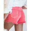 Sieviešu rozā džinsa šorti Sunylook SY0362