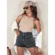 Sieviešu melni džinsa šorti Jeanlove SY0377