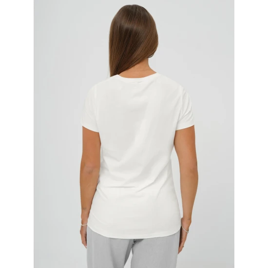 Sieviešu balts T-krekls Cool JS/YJ77841