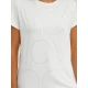Sieviešu balts T-krekls Cool JS/YJ77841