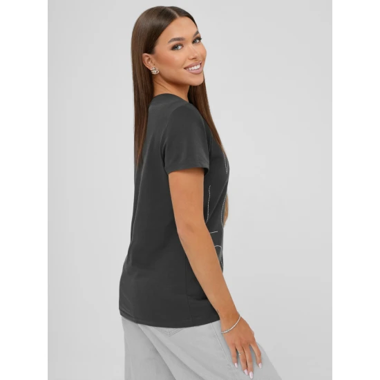 Sieviešu tumši pelēks T-krekls Cool JS/YJ77841