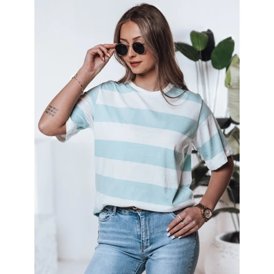 Sieviešu svītrains zils krekliņš Almin RY2562