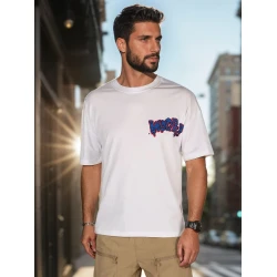 Vīriešu balts krekls Woops