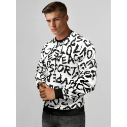 Vīriešu balts džemperis Bart