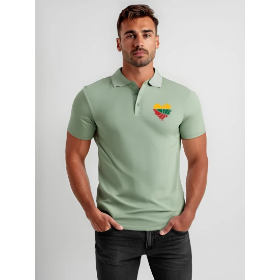 Vīriešu piparmētru polo krekliņš Heart JS/8T80