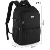Wanderlust Melna ceļojuma mugursoma lidmašīnai ZG940