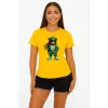 Sieviešu dzeltens T-krekls Bear PK4023