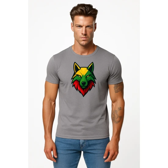 Vīriešu pelēks T-krekls Wolf PK4021