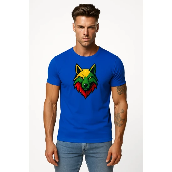 Vīriešu zils T-krekls Wolf PK4021
