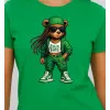Sieviešu zaļš T-krekls Bear PK4023