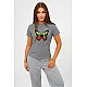 Sieviešu pelēks T-krekls Butterfly PK4025
