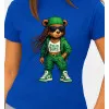 Sieviešu zils T-krekls Bear PK4023