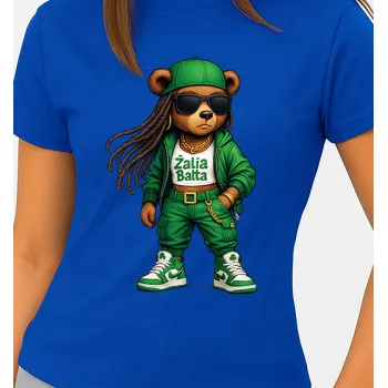 Sieviešu zils T-krekls Bear