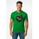 Vīriešu zaļš T-krekls Wolf grey PK4031