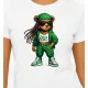 Sieviešu balts T-krekls Bear PK4023