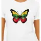 Sieviešu balts T-krekls Butterfly PK4025
